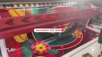 In backdrop tiệc tất niên, background tiệc cuối năm công ty, phông nền Year End Party giá rẻ TPHCM