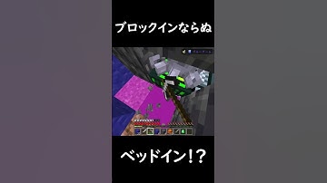 ブロックインならぬベッドイン！？ #switch #マイクラ #minecraft #マインクラフト #まいくら #hive #hiveサーバー
