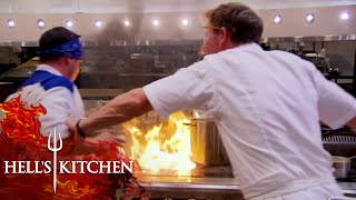 Gordon Ramsay Shows How To Put Out A Flame | Hell