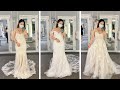 WEDDING DRESS TRY-ON AT NEW YORK DAVID'S BRIDAL DURING PANDEMIC👰🏻疫情期间纽约David's Bridal试穿婚纱Vlog💍