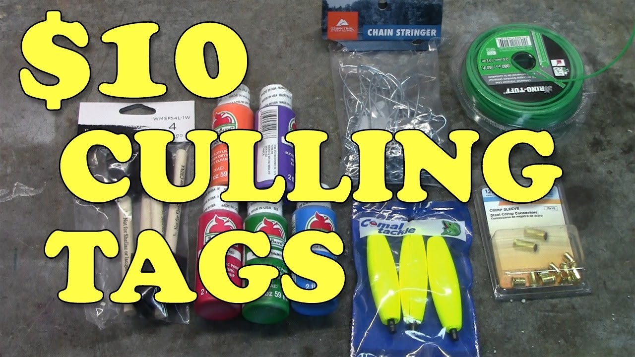 How To Make Fishing Tournament Culling Tags for UNDER $10! 