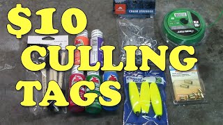 How To Make Fishing Tournament Culling Tags for UNDER $10! 