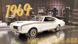 The 1:25 Scale 1969 Hurst Olds 455 By AMT  is Complete!! Awesome Kit!!
