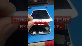 IPHONE 7 BATTERY REPLACEMENT. #consistencyisbetterthantalent #oneplaceonehabit #smartphone #ios