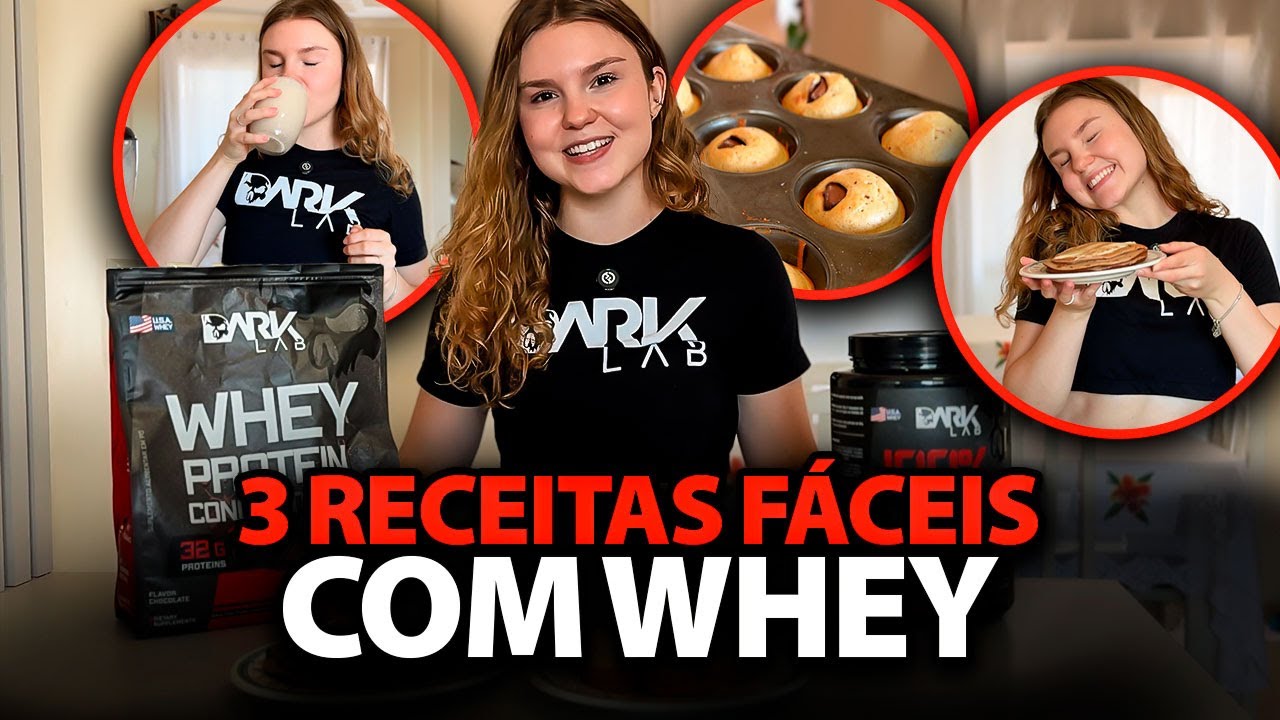 3 RECEITAS FÁCEIS COM WHEY PROTEIN DARK LAB PARA TURBINAR SUA DIETA