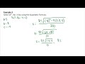 Quadratic Equations and the Quadratic Formula Quiz