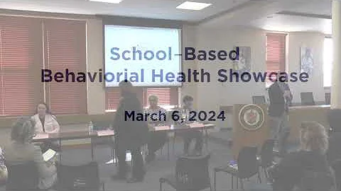 School-Based Behavioral Health Showcase