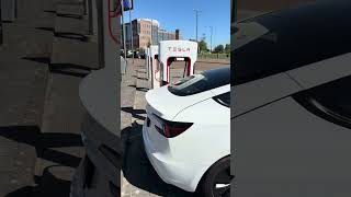 Tesla supercharger Bunnik Netherlands #tesla #fsd