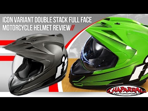 Icon Variant Double Stack Full Face Motorcycle Helmet Review
