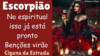 Escorpião♏️O tempo está acelerando e benções estão chegando, já está disponível no espiritual