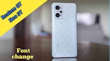 How To Change Font Style In Realme GT Neo 3T 5G, Realme GT Neo 3T 5G Mein Font Style Kaise Change K