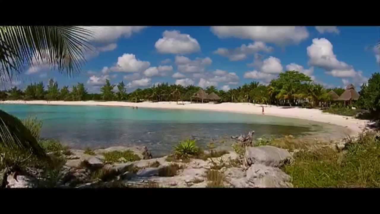 Xpu Ha Beach Aerials Riviera Maya Mexico You
