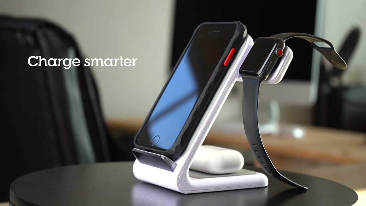 Charge Tree Swing - Chargeur induction 3 en 1 Apple Watch, iPhone & AirPods