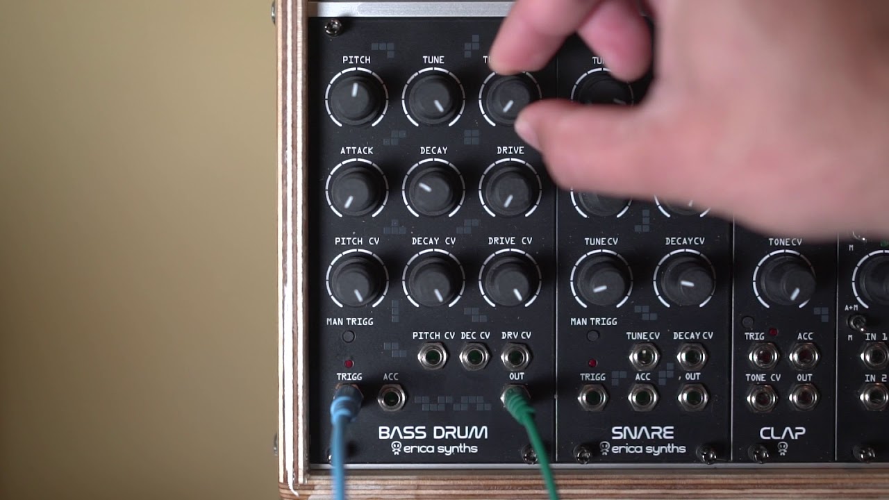 Erica Synths Bass Drum Module - YouTube
