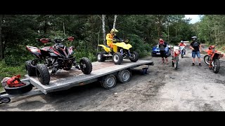 YAMAHA RAPTOR MT07 SUZUKI LTZ 400 HONDA CRF 450 YAMAHA YZF 450 BETA 450 PIASKOWNIA PIASECZNO GÓRKI