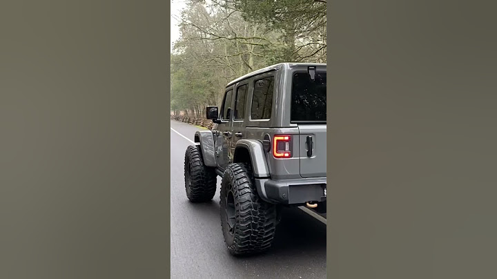 Jeep Wrangler Rubicon 392, Stock Suspension on 38s