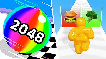 Ball Run 2048 ⚔️ Tall Man Run - All Levels Update Gameplay Walkthrough Android, IOS - NEW APK!