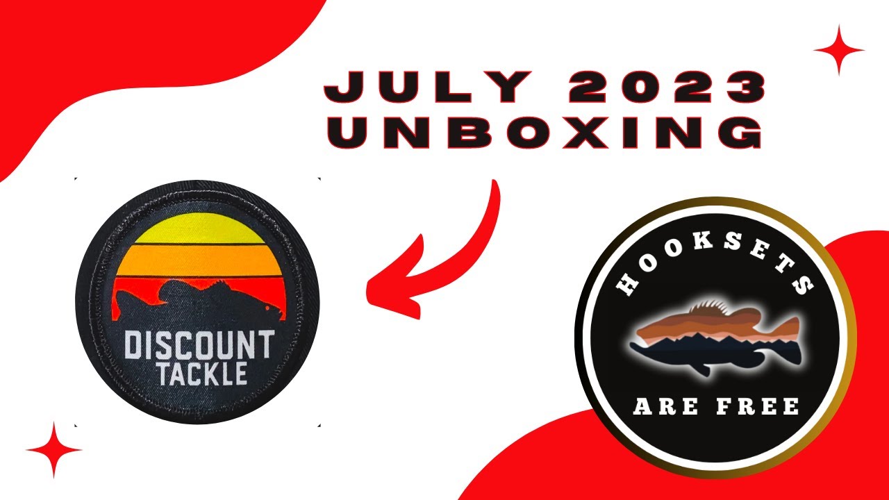 Discount Tackle Unboxing - July 2023 - New Lures to Try! 