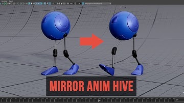 Hive Auto-Rigger - Mirror Animation - Maya