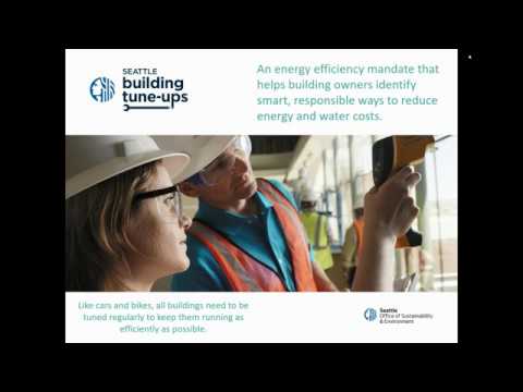 Accelerating Building Tune Ups in Seattle Webinar