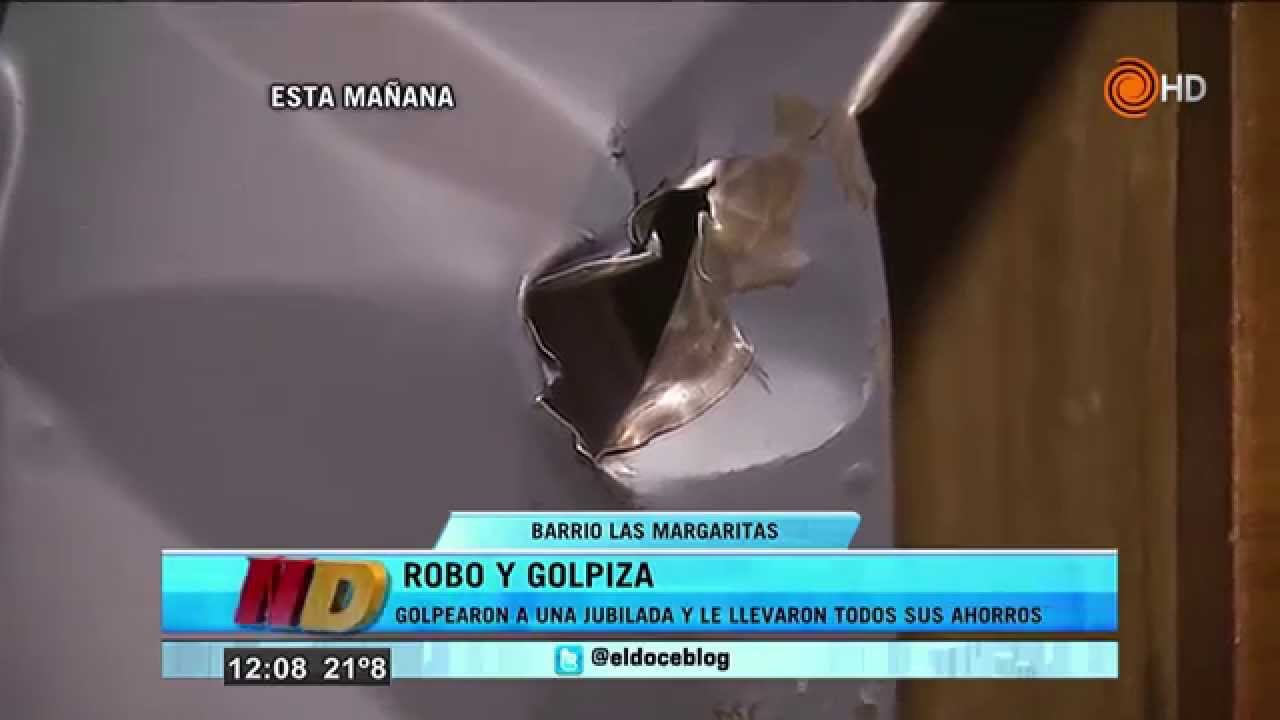 VIOLENTO ASALTO A MUJER EN Bº LAS MARGARITAS - NOTICIERO DOCE - YouTube
