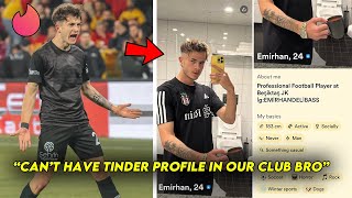 Beşiktaş TERMINATES Player's contract after finding his Tinder Profile