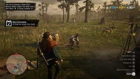 RDR2 daily challenge: Used an emote on a local