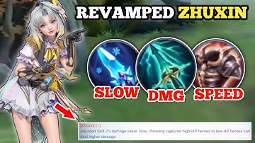 REVAMPED ZHUXIN SLOW + SPEED HACK! (100% broken!💀) ZHUXIN BEST BUILD 2025 -MLBB