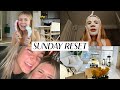 sunday reset vlog: ice rollers 101, cleaning EVERYTHING, double date with gretchen + max