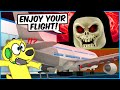 ROBLOX AIRPLANE 4... ALL ENDINGS! (Roblox Airplane 4 Story)