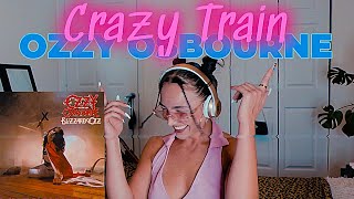 Polish Girl First Time Hearing Ozzy Osbourne - Crazy Train Song Reaction and Review