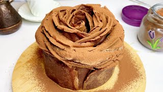 Торт &quot;Роза&quot; удивит гостей // Crepes cake “Rose”