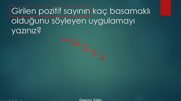 C# Algoritma Soruları (Soru 8 - Analiz)