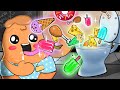 Escape baby nuggy vs delicious toilet  nuggyland  garten of banban cartoon