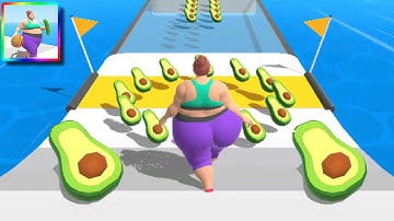 Fat 2 Fit / Body Run 4K - Gameplay All Levels iOS,Android Walkthrough Mobile Game Video Update
