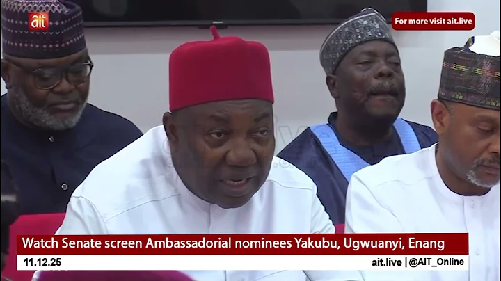 Watch Senate screen Ambassadorial nominees Yakubu, Ugwuanyi, Enang