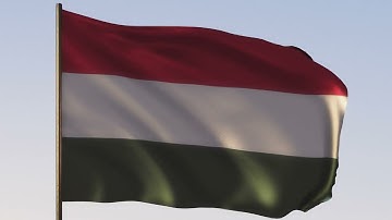 Hungary Flag | Magyarország zászlaja | ROYALTY FREE [4K] 20 SEC LOOP