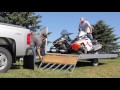 Aluma  8612d snowtilt snowmobile trailer