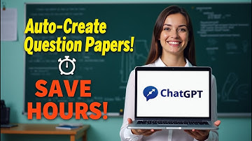 Auto Question Paper Generator using ChatGPT Prompt | Easy & Fast for Teachers