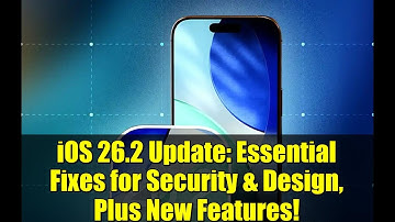 iOS 26.2 Update: Essential Fixes for Security & Design, Plus New Features!