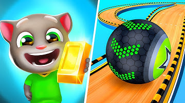 Talking Tom Gold Run | Going Balls - All Level Gameplay Android,iOS - BIG NEW APK UPDATE