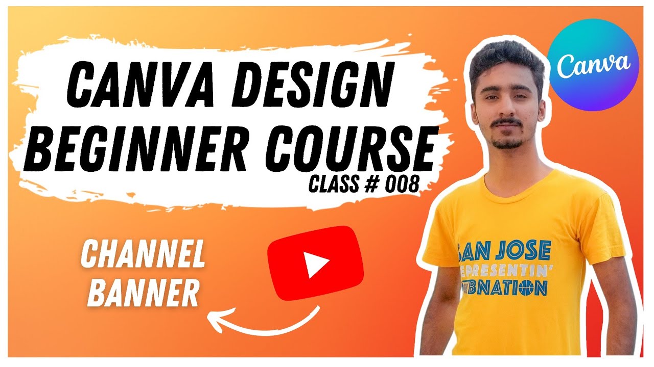 How to design YouTube Banner or Channel Art in Canva | Canva Beginner Course in Urdu 2022