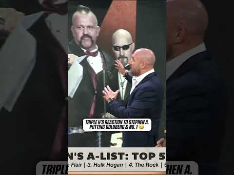 Triple H's reaction 🤣