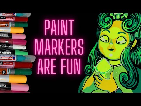 Paint Markers are fun! Posca, Pintor and plenty of other paint