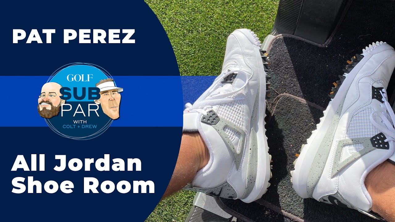 Pat Perez' s all Jordan shoe room and 