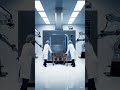 Donkey into a futuristic stainless steel meat processing #shorts #realistic #ai