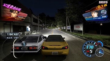 Initial D 7 AAX Walkthrough Part 2 - Fujiwara Takumi [AP1 vs AE86] - Teknoparrot 1.41