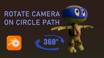How to rotate your camera 360 in Blender
