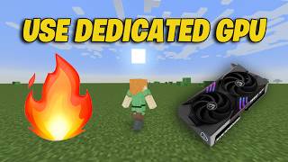 How To Use Dedicated GPU on Minecraft Fix Minecraft Not Using Dedicated GPU AMD, Nvidia & Intel 2026