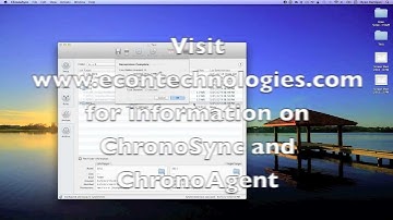 Restoring Synced Items In ChronoSync